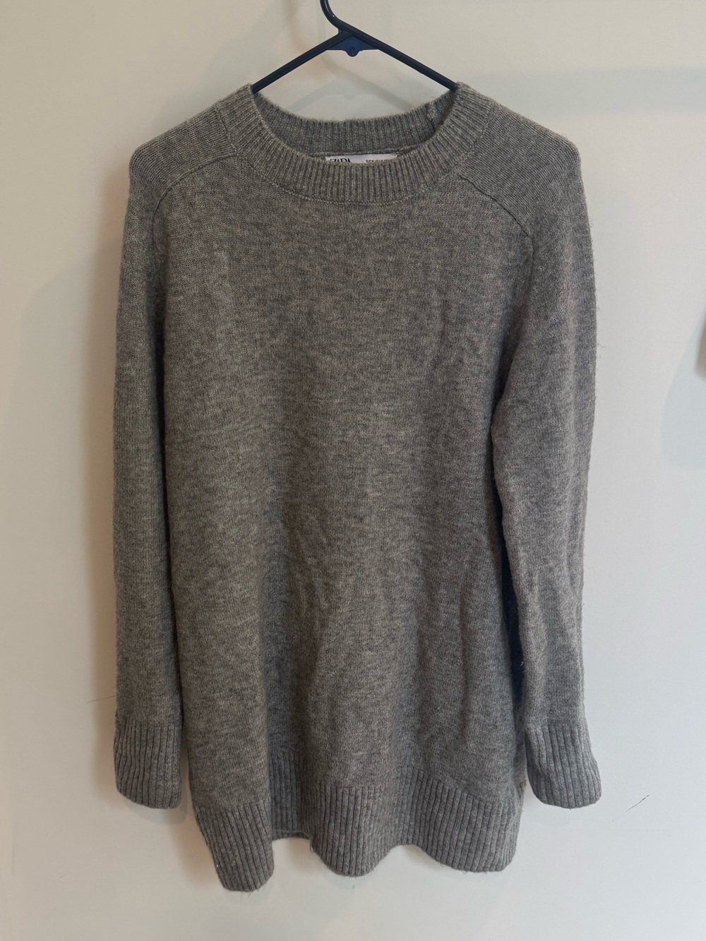 Zara Gray Sweater Dress